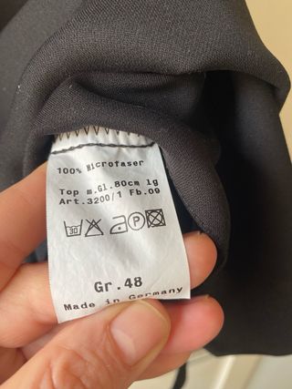 Top elegante Verpass negro