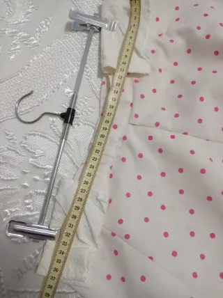 Falda flamenca volantes lunares