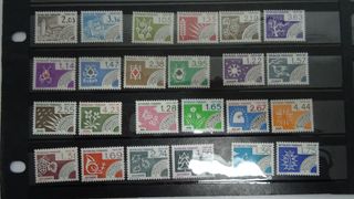 104 Sellos Preobliterados Francia