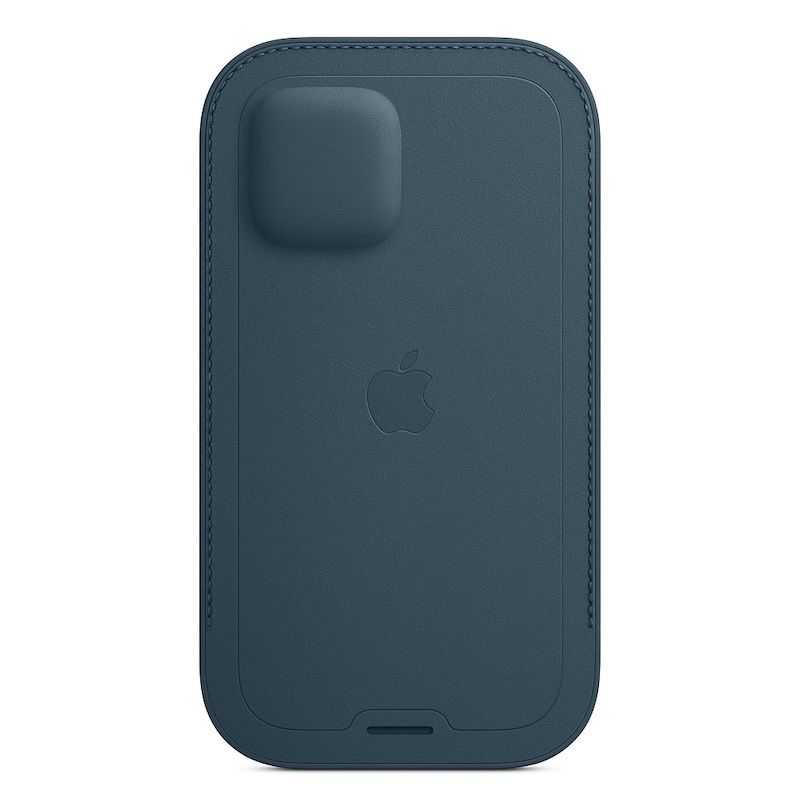 Funda de piel MagSafe para iPhone 12/12 Pro Azul