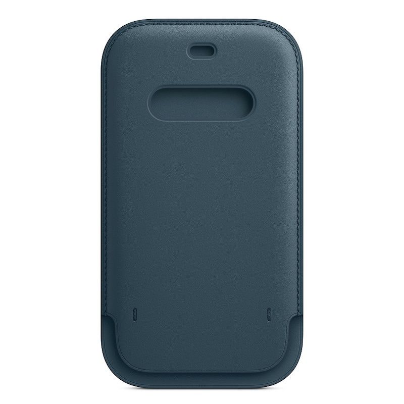 Funda de piel MagSafe para iPhone 12/12 Pro Azul afbeelding 3
