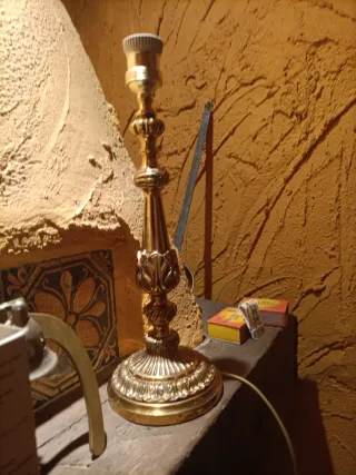 Candelabro de bronce para mesa