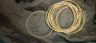 Pulseras doradas finas