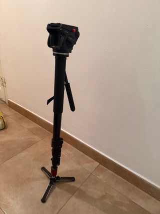 Monopié Manfrotto con rótula fluida