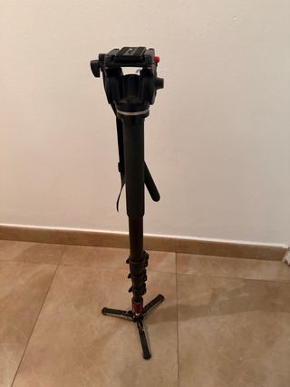 Monopié Manfrotto con rótula fluida
