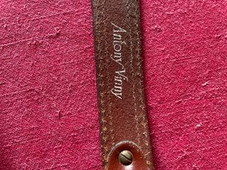 Cintura uomo pelle e tessuto 96cm