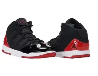 Zapatillas Jordan Max Aura Negras y Rojas