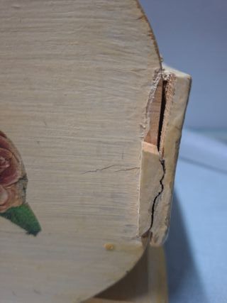 2 Hormas de zapatero + caja decorada