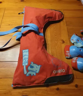 Patines en línea Oxelo con bolsa y protecciones