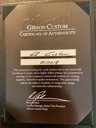 Gibson Les Paul Custom 68 VOS