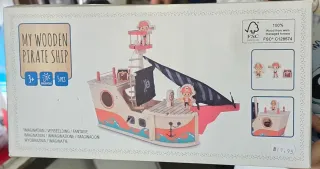 Barco Pirata de Madera