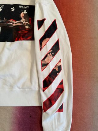 Felpa Off-White bianca