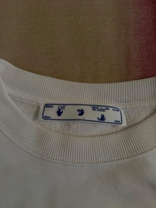 Felpa Off-White bianca