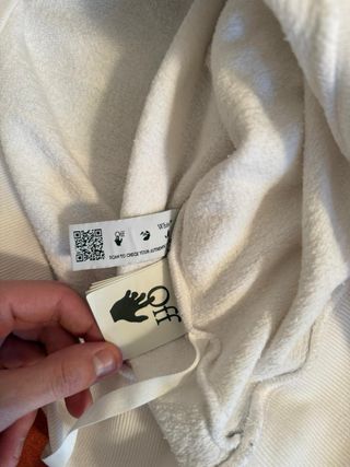 Felpa Off-White bianca