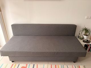 Divano letto Ikea Asarum grigio