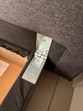 Divano letto Ikea Asarum grigio