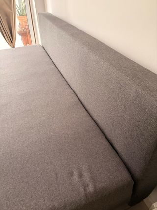 Divano letto Ikea Asarum grigio