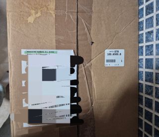 Armario de baño blanco suspendido