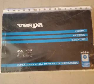 Catálogo Vespa PK 75S Junior 1984