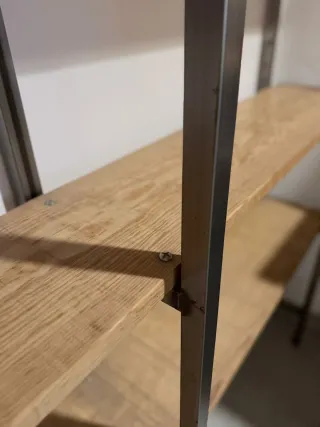 Estantería Industrial Metal y Madera