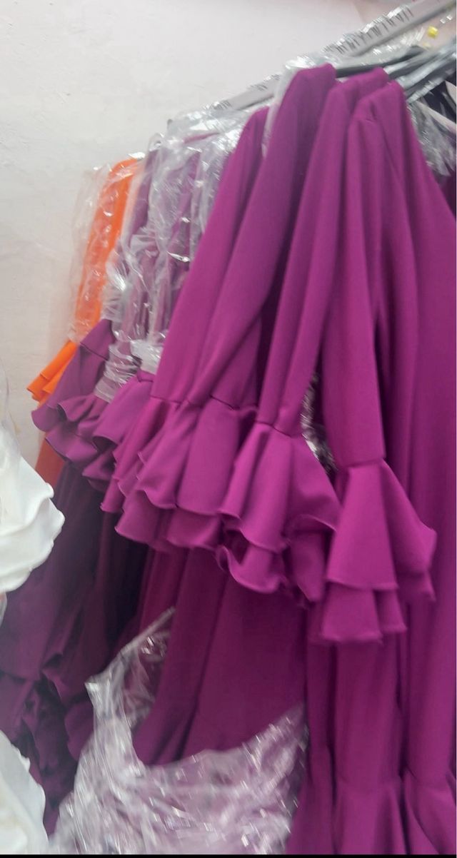 Vestido Flamenco Rojo Volantes S