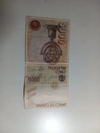 Billete 5000 pesetas Banco de España