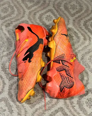 Scarpe da calcio Puma arancioni/rosa taglia 43