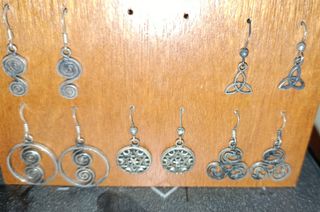 Pendientes de bruja en plata