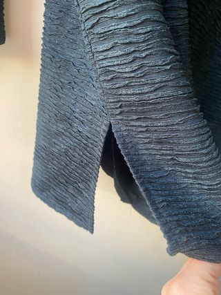 Blusa Doris Streich Negra Texturizada