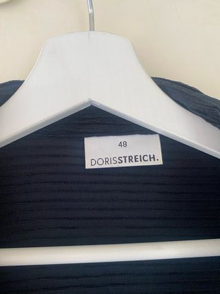 Blusa Doris Streich Negra Texturizada