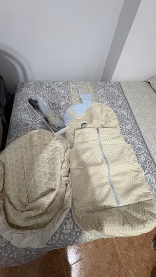 Saco para silla y maxicosi + sombrilla