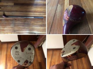 Juego de Golf vintage antiguo. Bolsa+12 palos golf