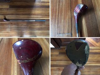 Juego de Golf vintage antiguo. Bolsa+12 palos golf