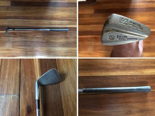 Juego de Golf vintage antiguo. Bolsa+12 palos golf