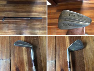 Juego de Golf vintage antiguo. Bolsa+12 palos golf