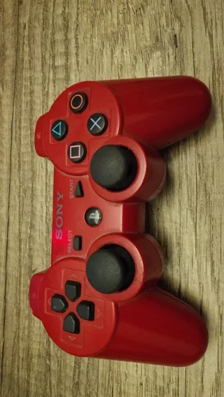 Mando PS3 Dualshock Sony Rojo