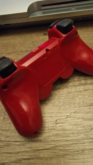 Mando PS3 Dualshock Sony Rojo