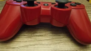 Mando PS3 Dualshock Sony Rojo