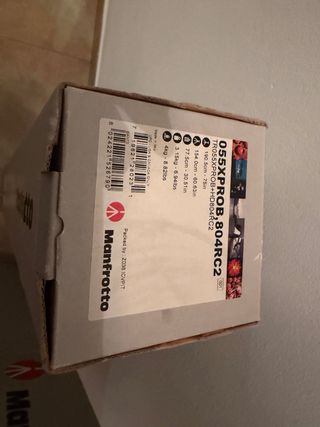 Trípode Manfrotto 055XPROB + Rótula 804RC2