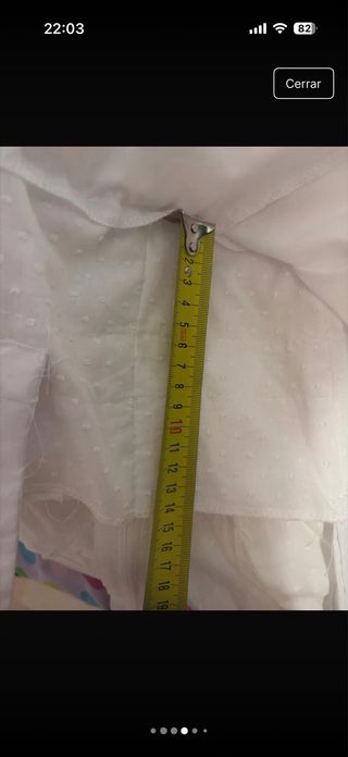 Traje Flamenca Niña talla dos años blanco plumeti