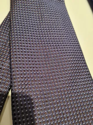 Lote 3 Corbatas Hombre Azul y Morado