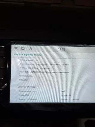 Pantalla VW 7" 2/32gb Android 14 Carplay