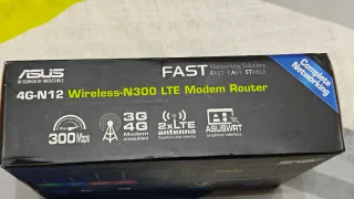 Router Modem LTE ASUS 4G-N12 Wireless-N300 3G e 4G