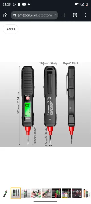 Pluma Detector Voltaje AC 12-300V