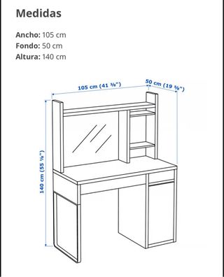 Escritorio MICKE IKEA