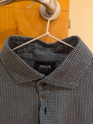 Camisa Armani Jeans Gris Talla M