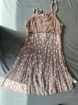 Vestido de lunares Mango