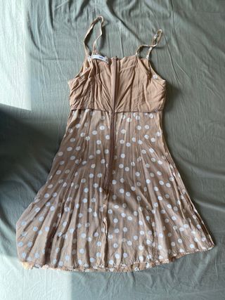 Vestido de lunares Mango