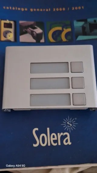 Placa Tegui 3 Pulsadores Serie Europa