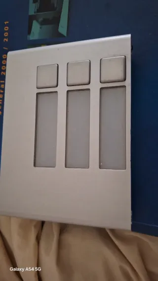 Placa Tegui 3 Pulsadores Serie Europa